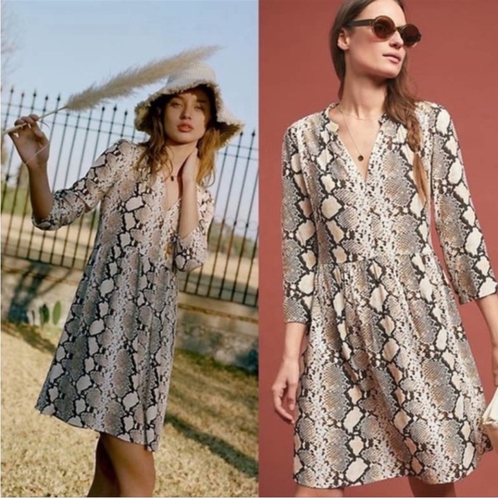 NWT Anthropologie Petite Maeve Juno Mini Dress Sz MP